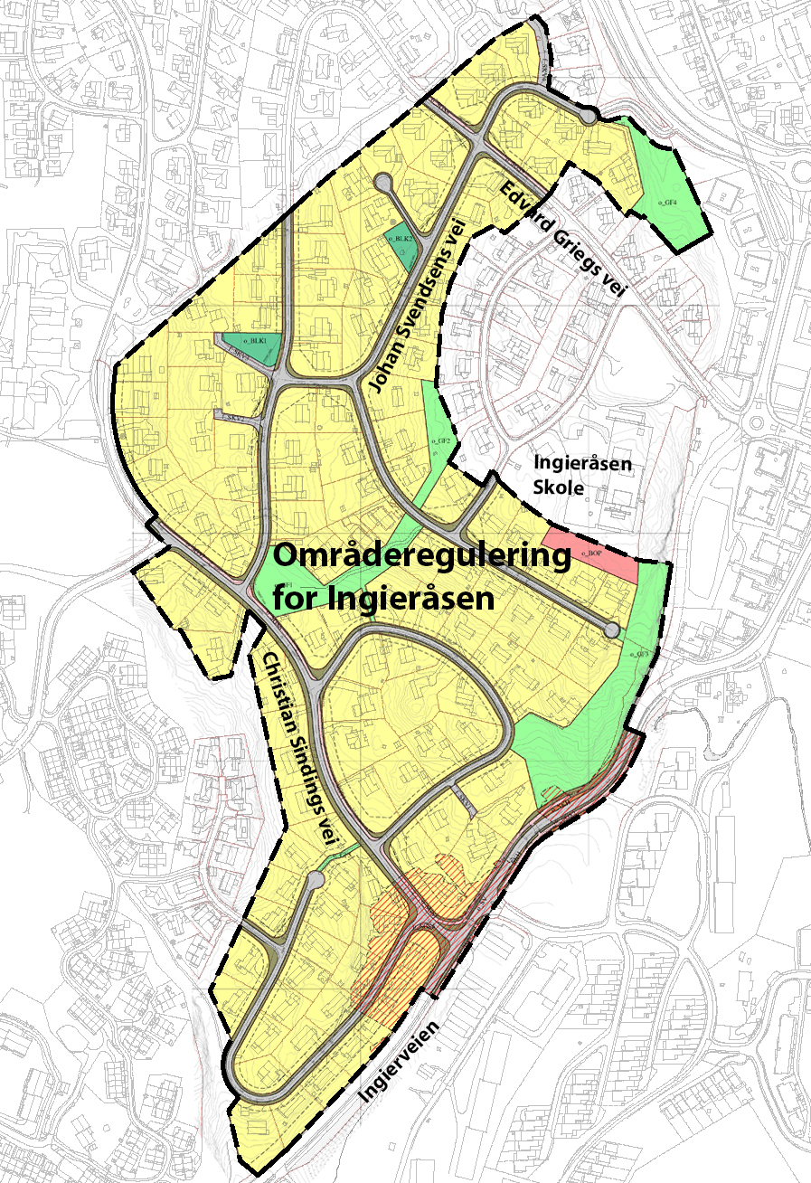 Ingermanson Maps Nordre Follo kommune - Ingieråsen - områdeplan