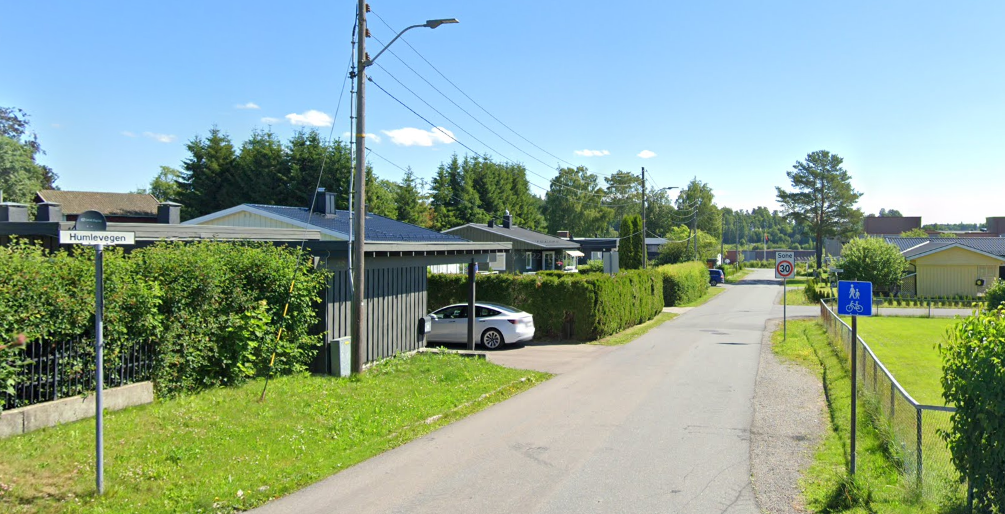 Humleveien på Hebekk i Ski